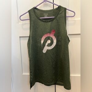 Peloton Olive Green Athletic Tank